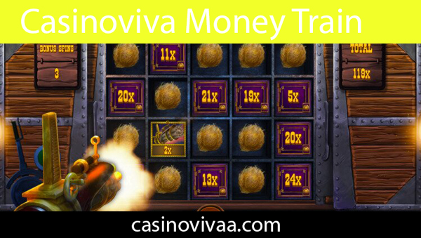 Casinoviva money train slot oyunuyla ön plandadır.